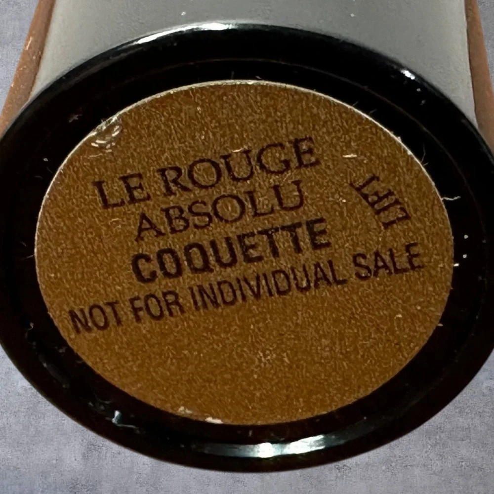 Lancome Le Rouge Absolu Lipstick Coquette Rose‎ Gold Shimmer New/No Box